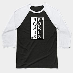 FOREX Yin and Yang Baseball T-Shirt